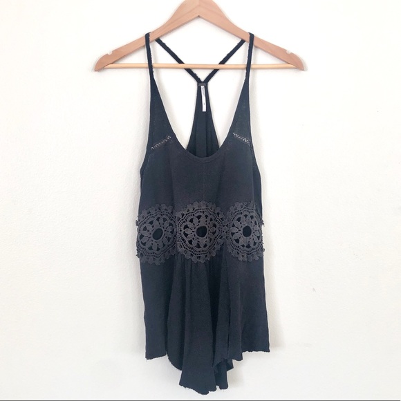{Free People} Sundial Crochet Tank Top - Picture 3 of 8